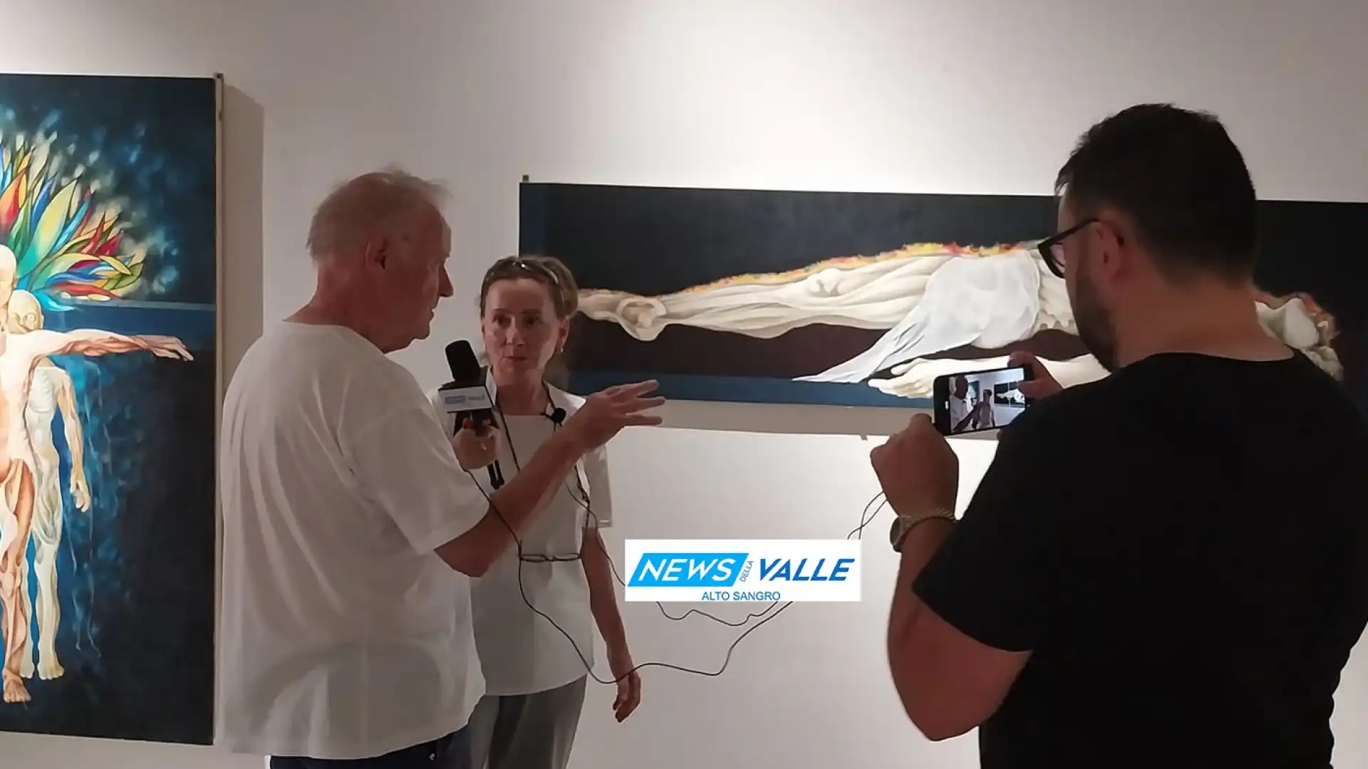 Rocchetta a Volturno: l’Arte e la spiritualità di Brian Collier nella galleria “Humanitas”. Guarda l’intervista esclusiva.